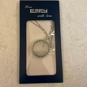 Effy necklace with locket for holding charms NWT